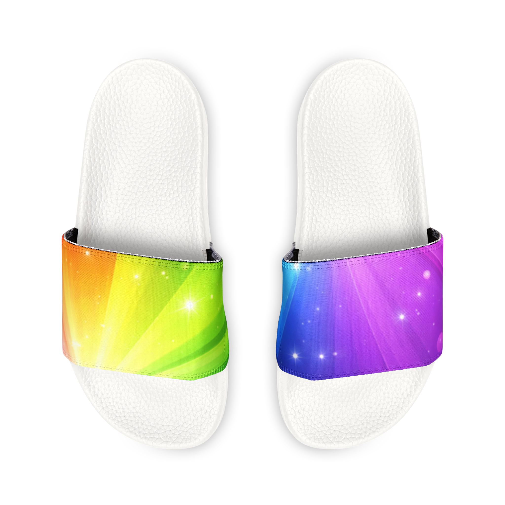 Rainbow Gradient Slide Sandals - Image 3