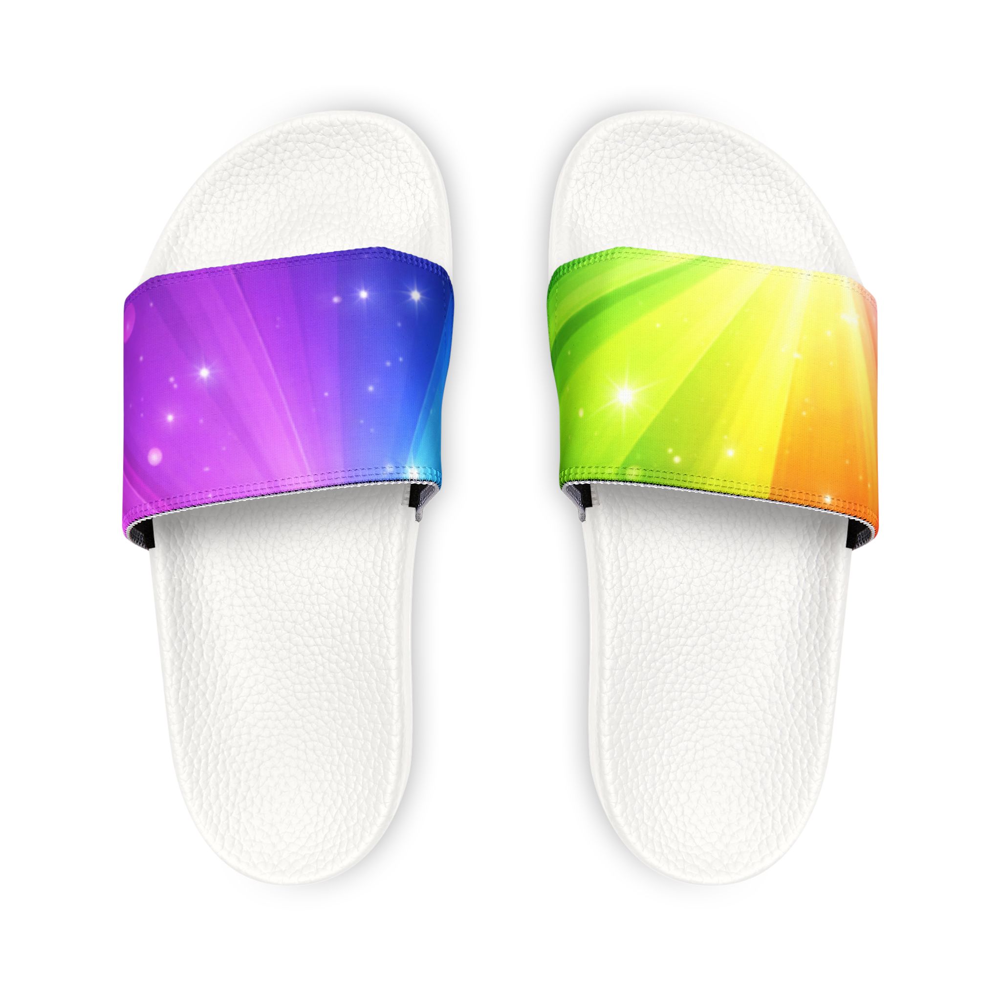Rainbow Gradient Slide Sandals