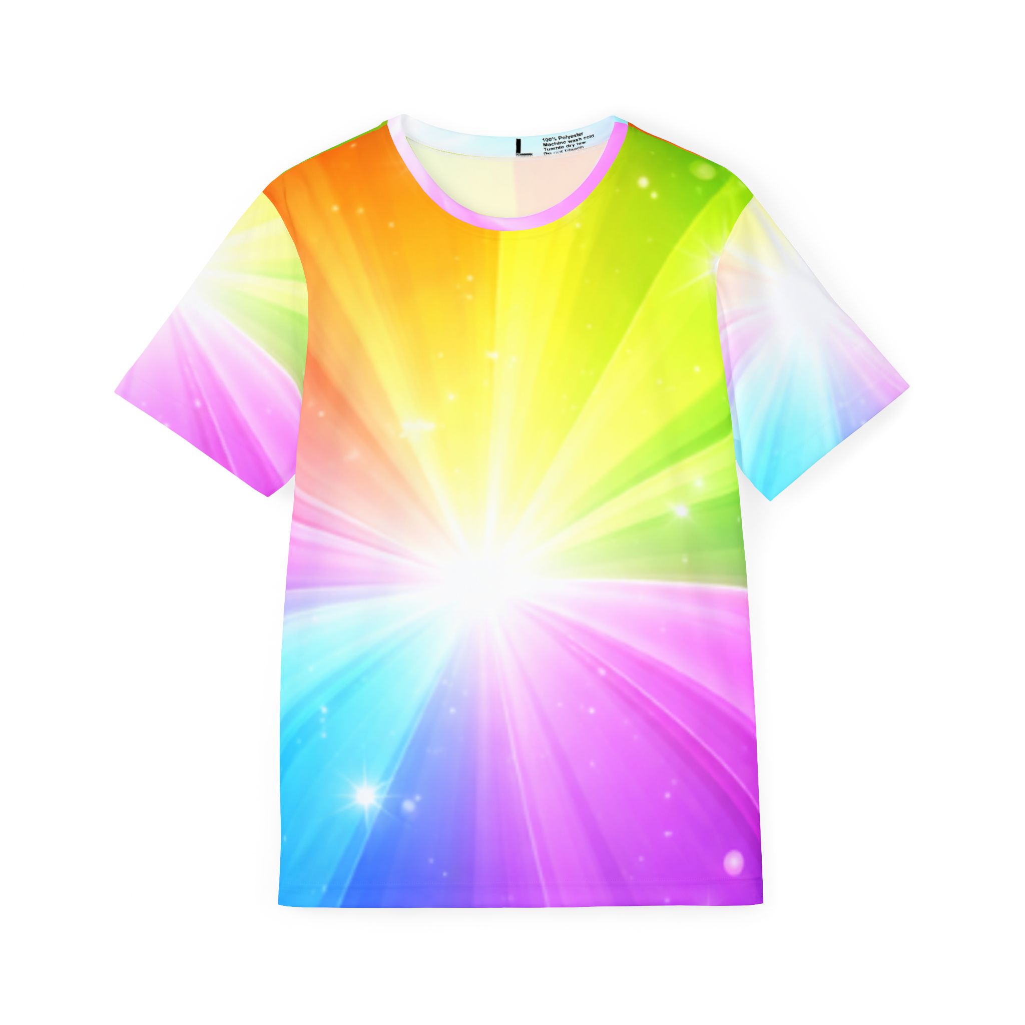 Radiant Rainbow Burst Sports Jersey